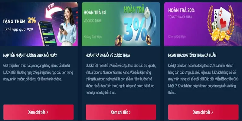 Hạn mức cược cao hơn